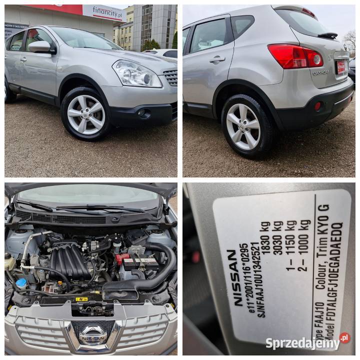 16 benz serw ASO do końca bogata wersjaniski 125000km Qashqai Kraków sprzedam