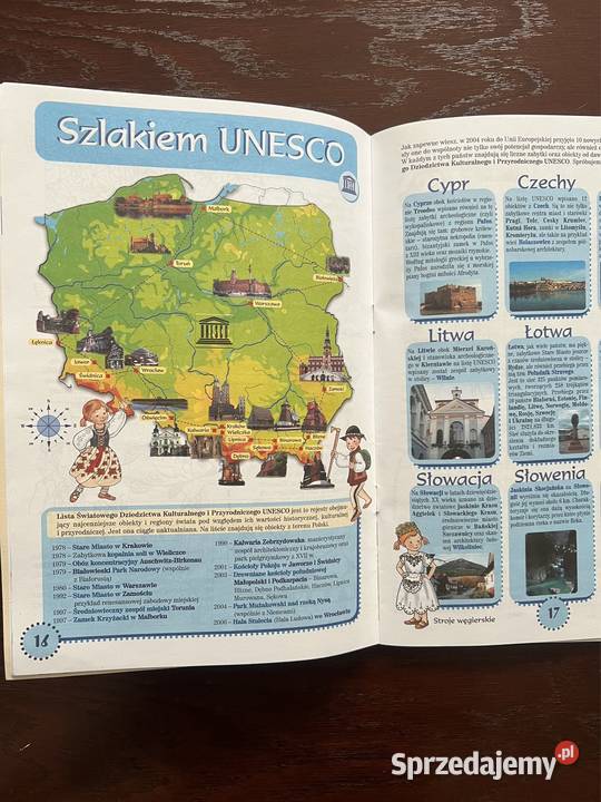 W krainie Orła Białego książeczka z naklejkami miękka Częstochowa