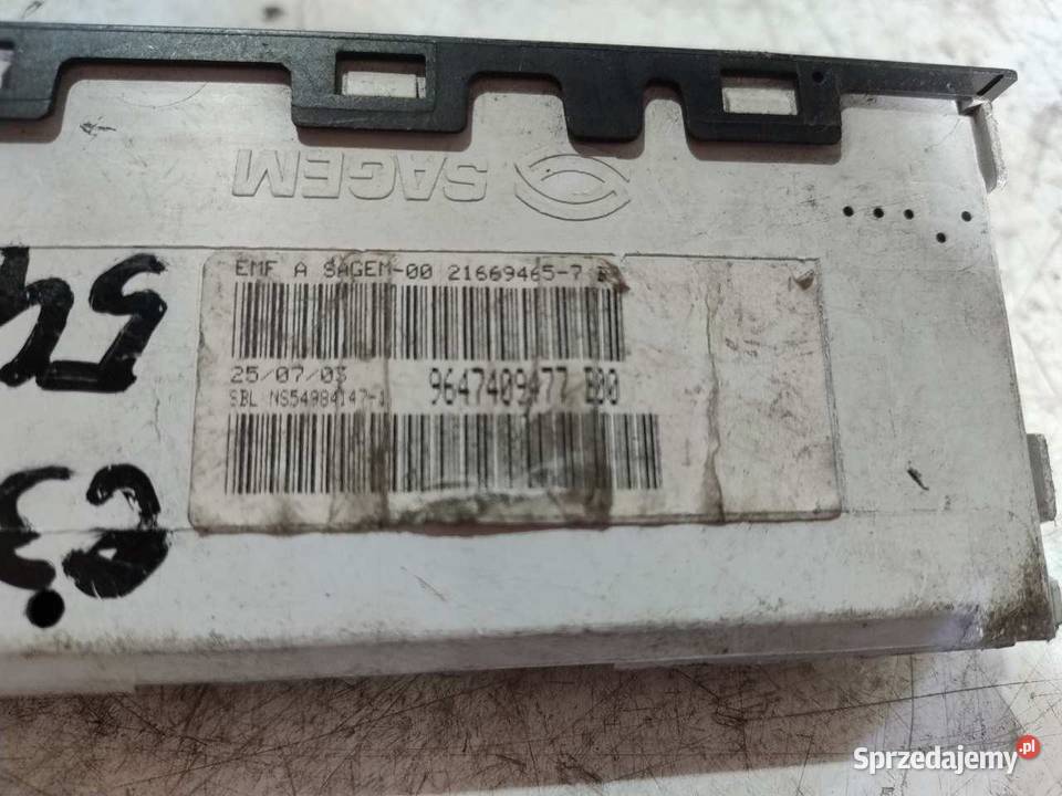 ZEGAR WYŚWIETLACZ CITROEN C3 I 9647409477 Liczniki i zegary