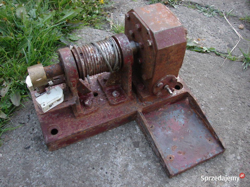 Przekładnia ślimakowa kątowa wyciągarka linowa sprzedam