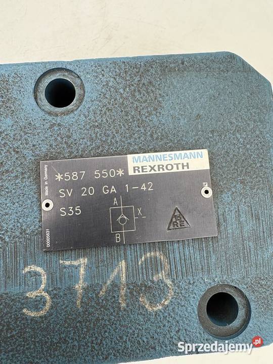 Rexroth SV 20 GA 142 Zawór zwrotny mazowieckie Warszawa sprzedam