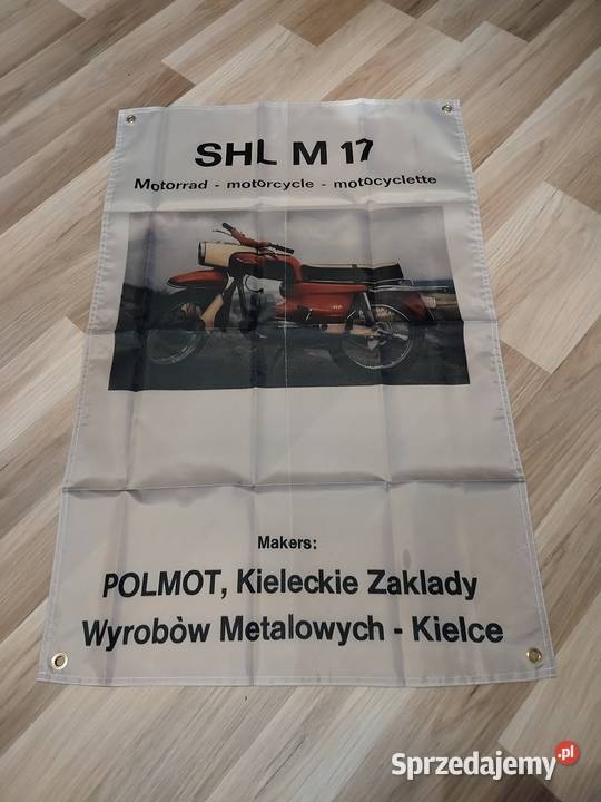 Baner plakat materiałowy 90x60 indian USA harley Gadgety motoryzacyjne Gniezno sprzedam