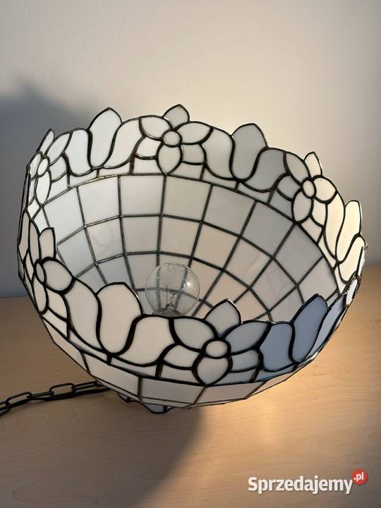 LAMPA witrażowa sufitowa