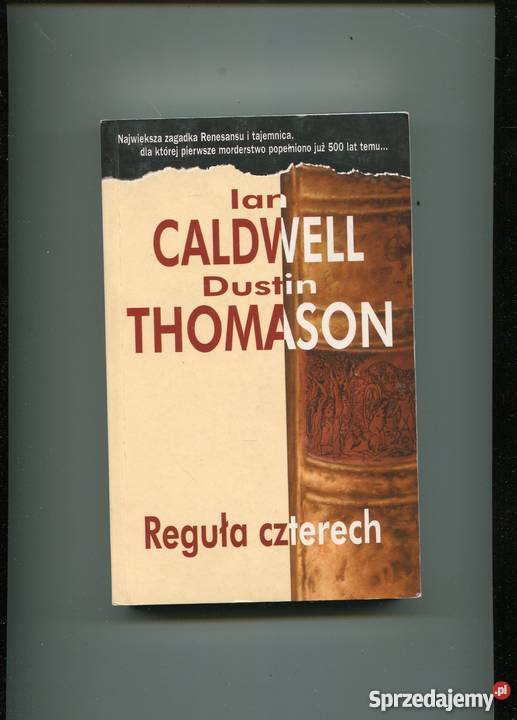 Reguła czterech ICaldwell DThomason Szczecin