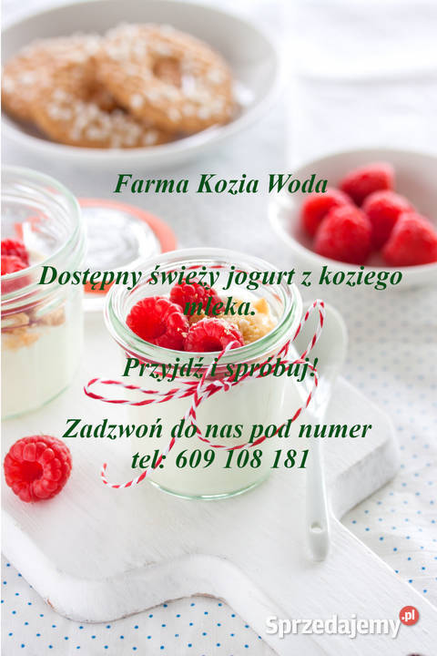 Kozie Mlekojogurt i sery łódzkie Kozia Woda sprzedam