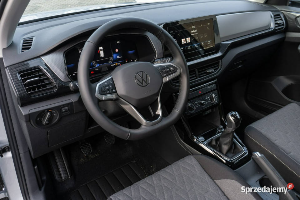 Volkswagen TCross Life Plus 10 TSI 116 srebrny Łódź