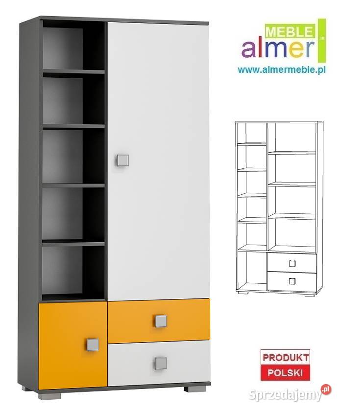 YELLOW Y6 regał do pokoju dziecka 90x40 w190 Malbork