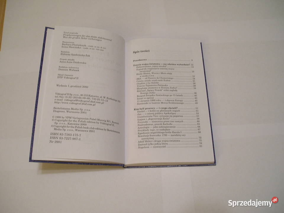 PROROCTWA NA TRZECIE TYSIĄCLECIE KURT ALLGEIER łódzkie Łódź