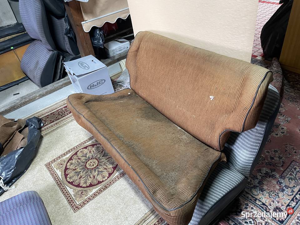Kanapa tylna Fiat 126 K eksportowa materiałowa
