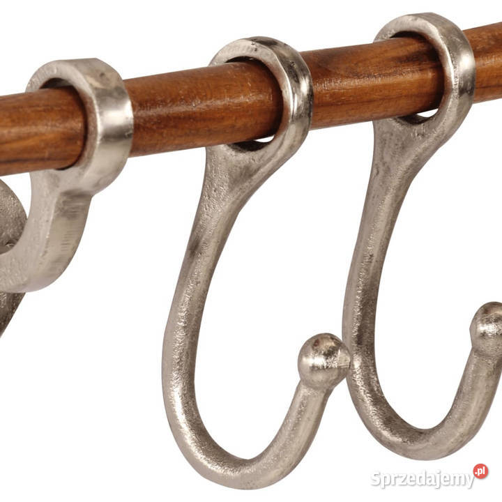 Wieszak ścienny na płaszcze 75x15 aluminium Warszawa