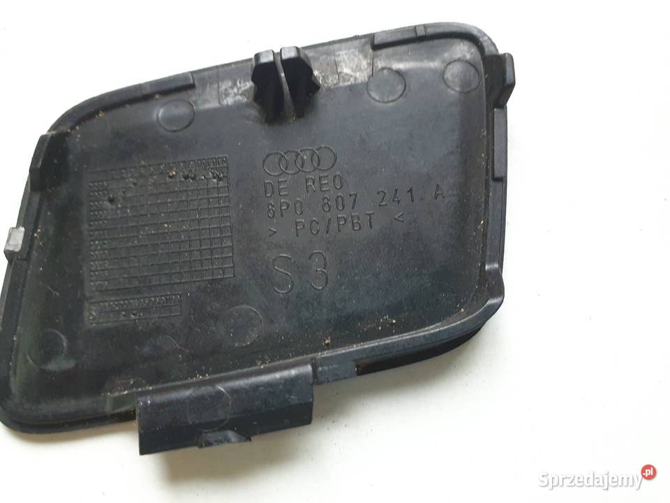 AUDI S3 8P0 ZAŚLEPKA HAKA ZDERZAKA PRZÓD Karoseria Międzychód