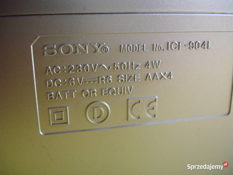 Radio SONY ICF904L Radioodtwarzacze Zielona Góra