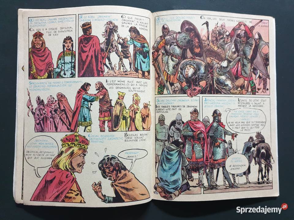 Bolesław Krzywousty Boleslas BoucheTorse komiks historyczne i wojenne Gdynia