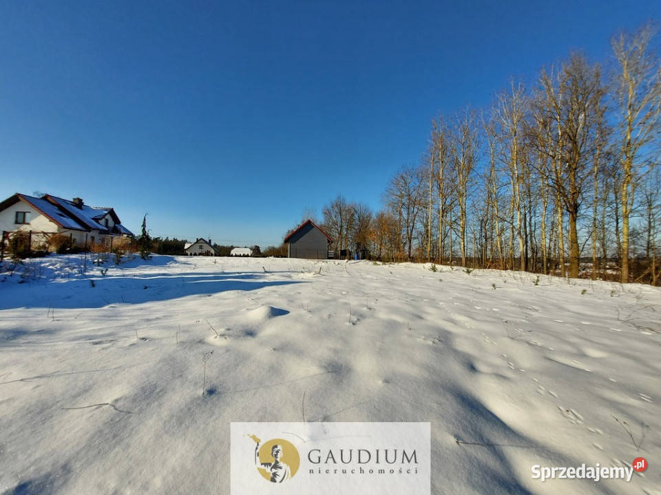 Działka budowlana z miejscowym planem k Kartuz utwardzona Sprzedaż Kaliska sprzedam