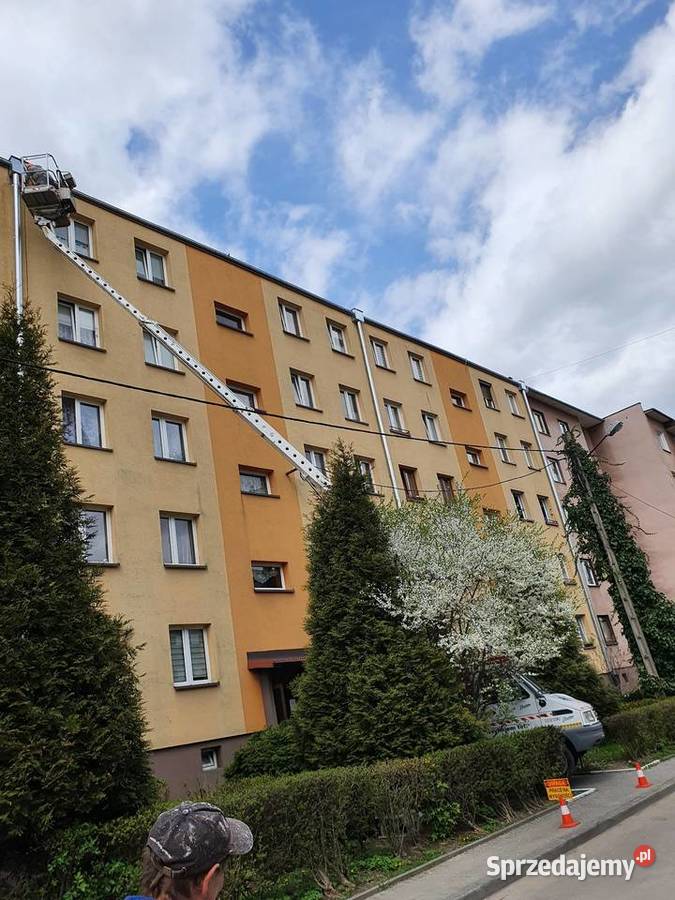 Wynajem Podnośnik koszowy Zwyżka 20m Usługi Pszczyna