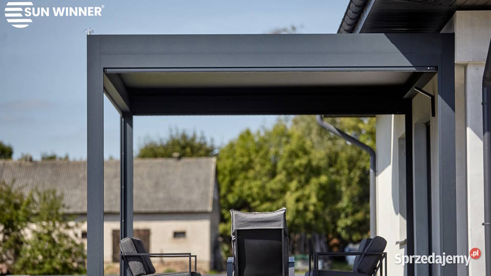 Pergola bioklimatyczna z dachem lamelowym Lublin