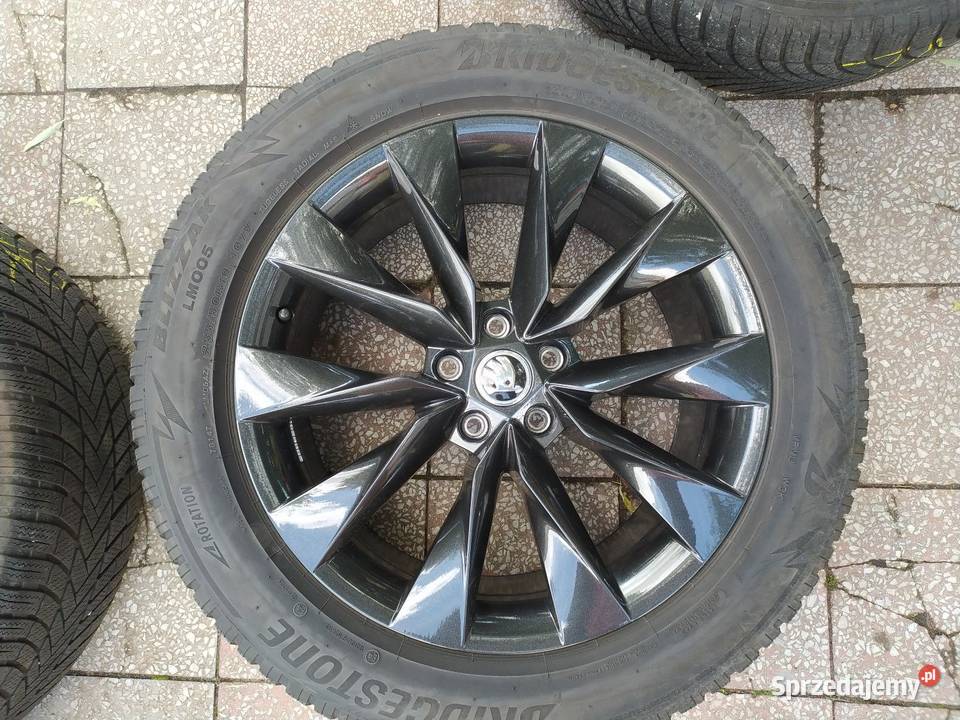 Oryginalne felgi Skoda Crystal 19 Kodiaq Karoq aluminiowe Bytów sprzedam