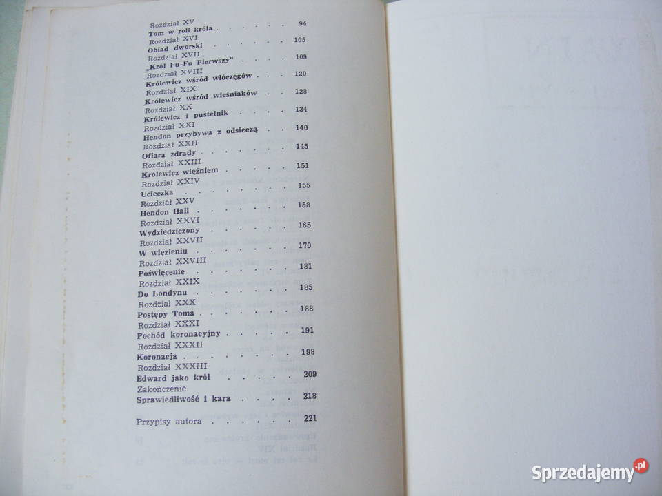 Przygody Tomka Sawyera Królewicz i żebrak Mark Oborniki Śląskie sprzedam