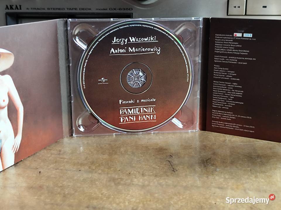 CD Pamiętnik Pani Hanki Jerzy Wasowski Antoni 1 płyta Płyty i kasety
