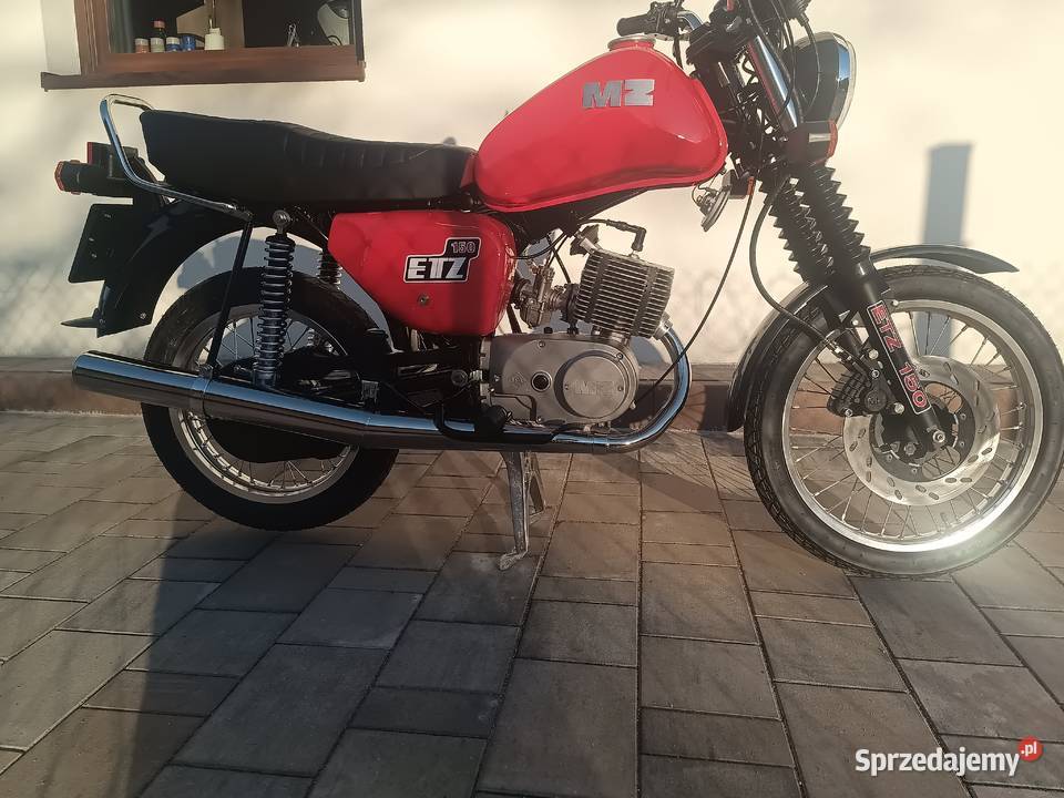 Nowa MZ ETZ 150 czerwona odbudowana Zduńska Wola sprzedam