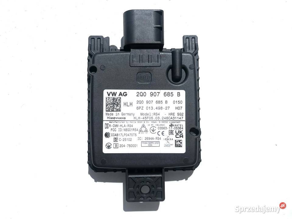 RADAR ASYSTENT ZMIANY PASA RUCHU 2Q0907685B AUDI wielkopolskie Ostroróg