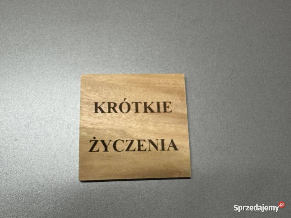 Unikatowe podkładki pod napoje z drewna sprzedam