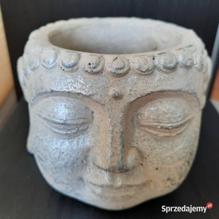 Budda doniczka pojemnik na drobiazgi głowa ZEN Tychy