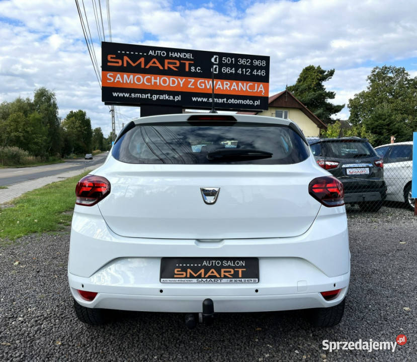 Dacia Sandero 10BenzynaLPG Salon 1rej 2022 Apple ogranicznik prędkości Sandero Rydułtowy