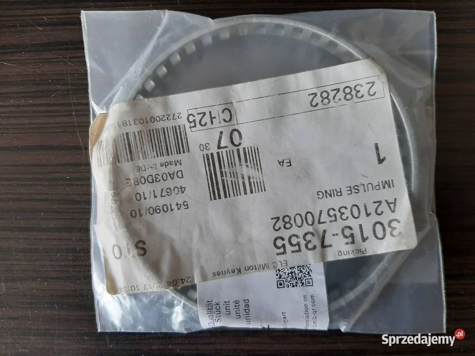 Pierścień ABS do Mercedes R170 W202 W210 W220 osobowe Bydgoszcz