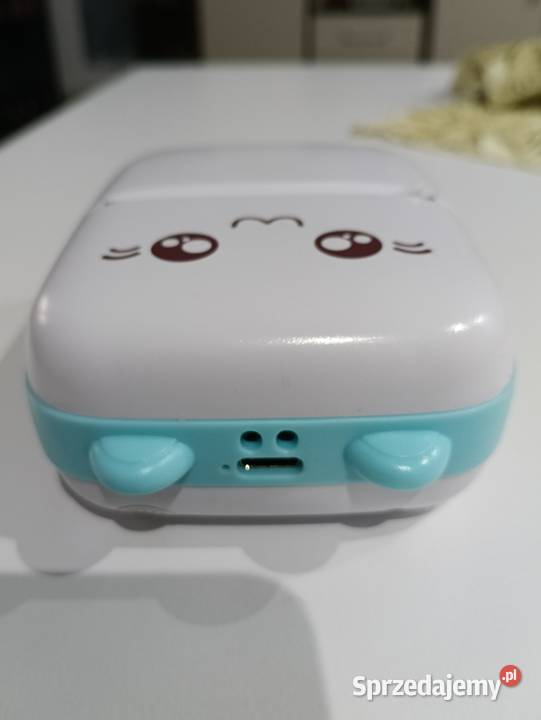 Drukarka termiczna do zdjęć etykiet plus kabel Jednorożec