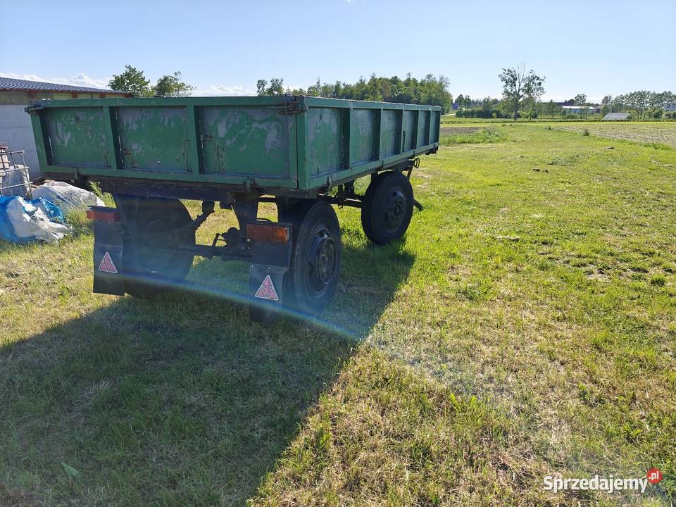 Przyczepa dwu osiowa 35t bez prawa do nieuszkodzony
