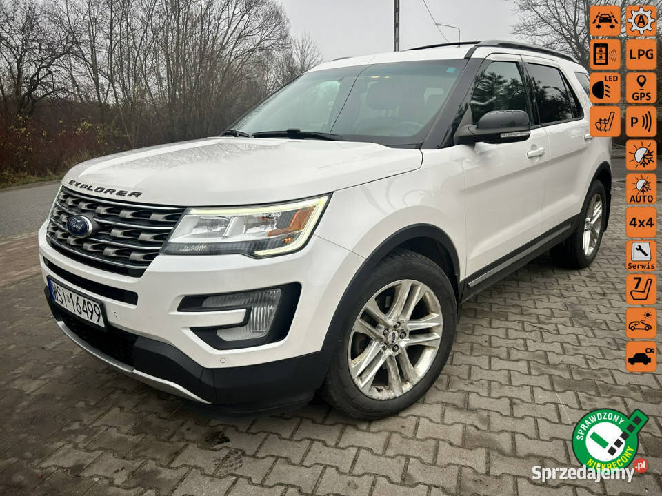 Ford Explorer Ford Explorer 7OSOBOWY VI 2016 lakier metallic Motoryzacja mazowieckie Siedlce