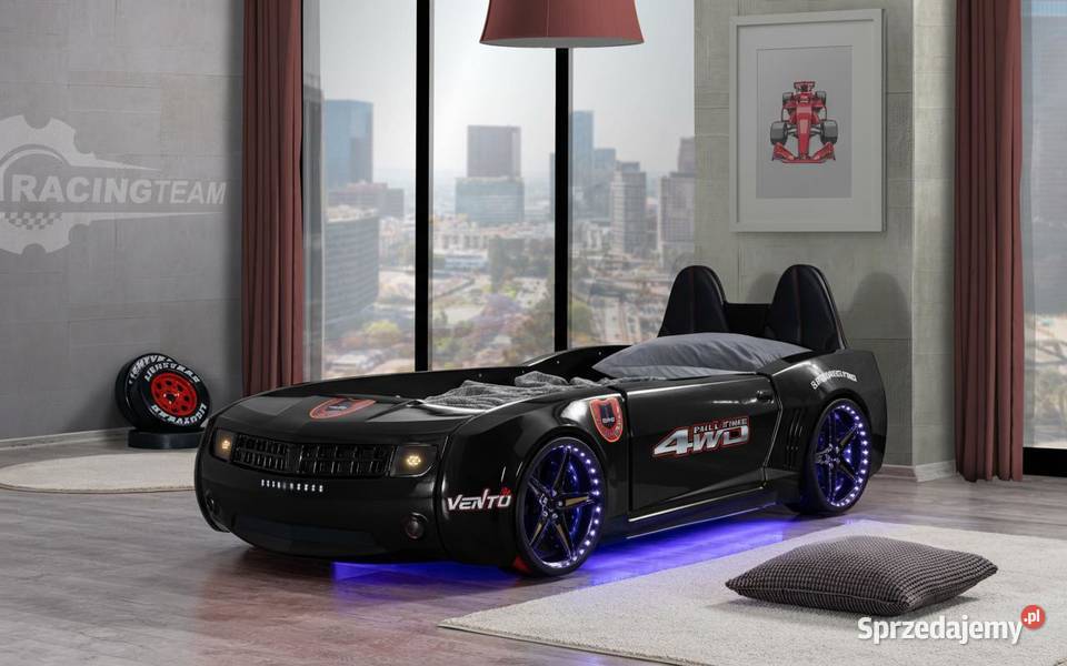 Łóżko auto samochód Camaro Dodge LED pilot Meble małopolskie Kraków