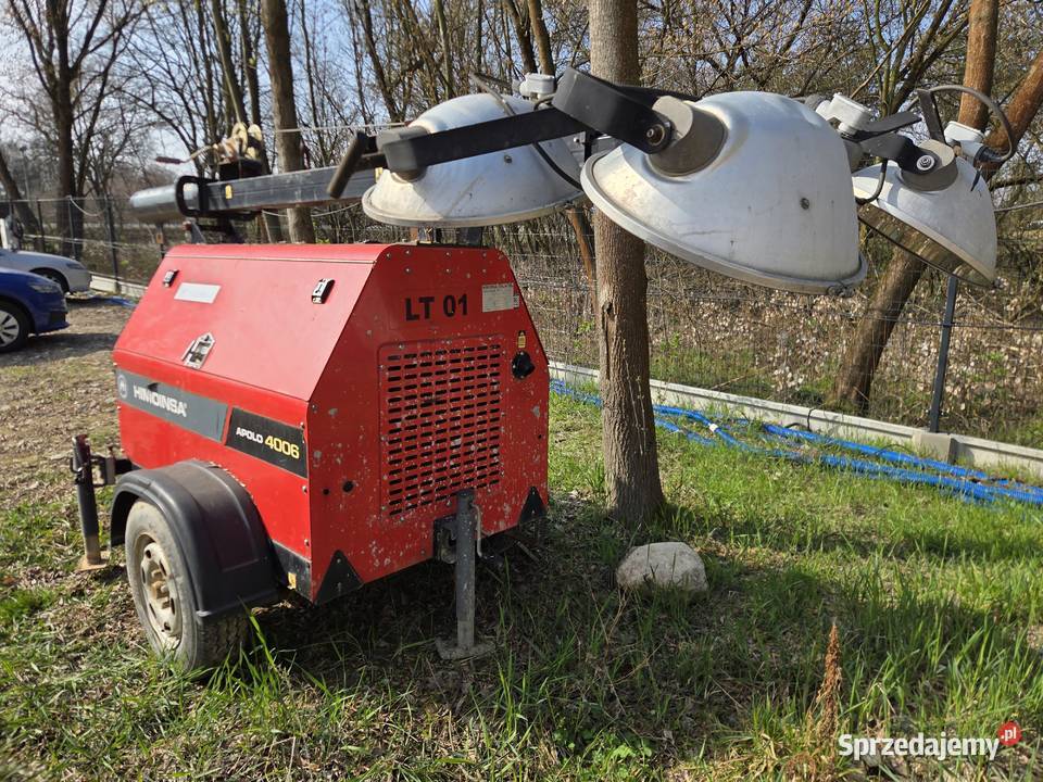 Maszt oświetleniowy z agregatem prądotwórczym 1238h Generatory