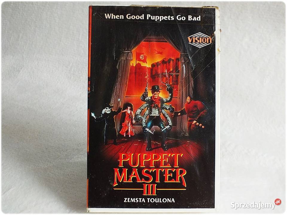 Kaseta VHS Film Władca lalek 3 Zemsta Toulona Żary sprzedam