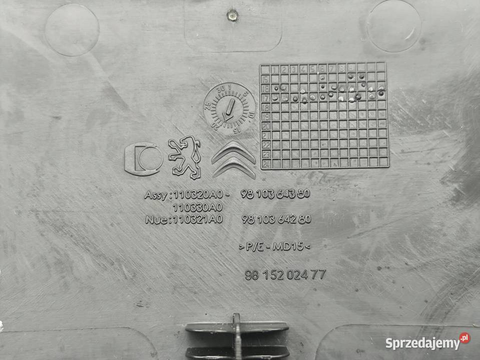OSŁONA KOLUMNY KIEROWNICZEJ PEUGEOT 5008 II Osłony i zaślepki