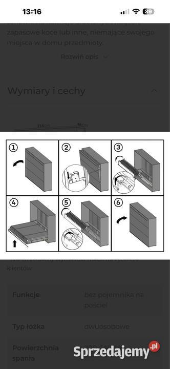 Półkotapczan 140x200 Warszawa