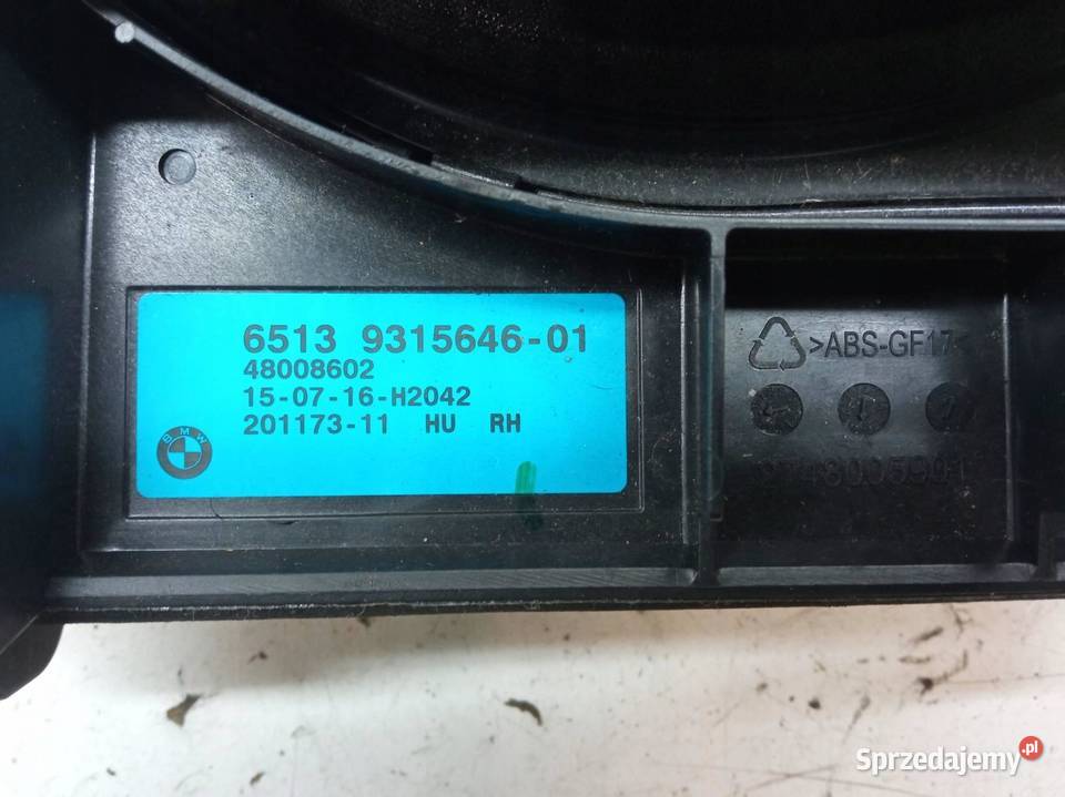 GŁOŚNIK NISKOTONOWY 9315646 Bmw Seria 5 VI 2010 świętokrzyskie sprzedam