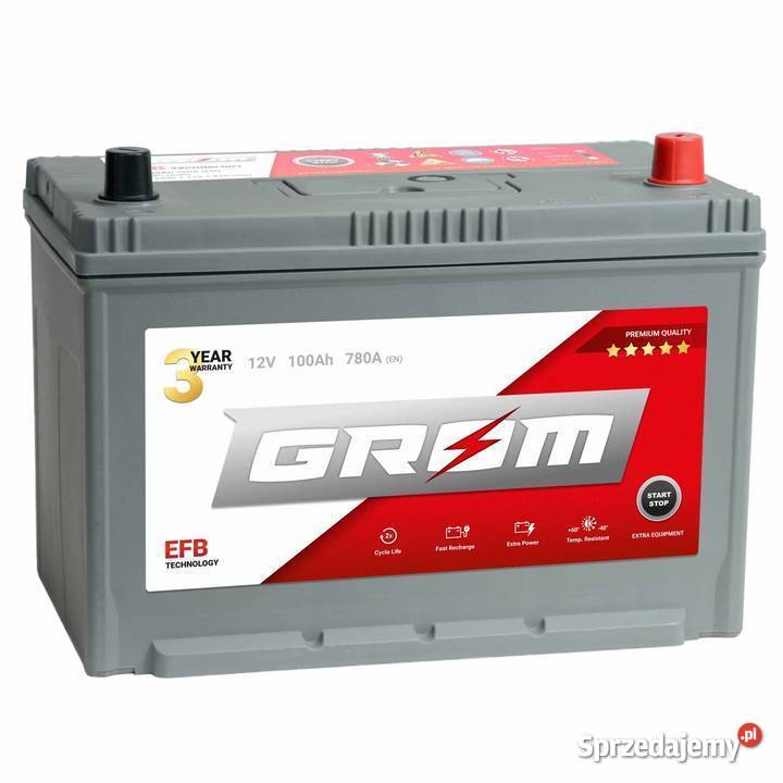 Akumulator 12V Grom 100Ah EFB Japan PL 780A