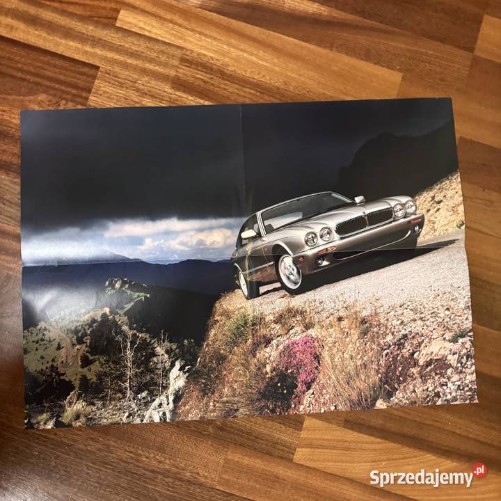 Plakat reklamowy Jaguar XJ8 Gold mazowieckie Warszawa
