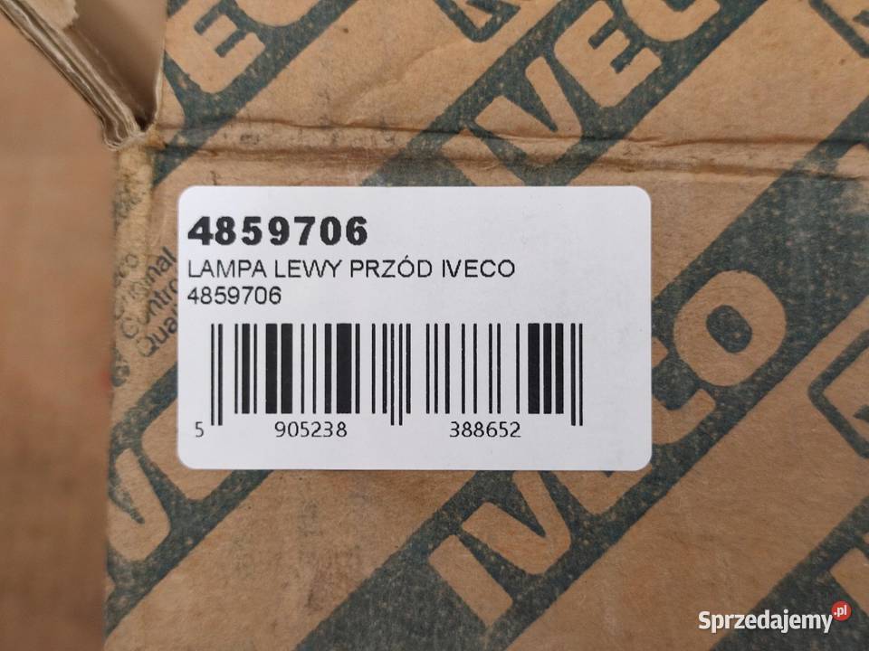 LAMPA LEWY PRZÓD IVECO EUROCARGO IIII 19912015