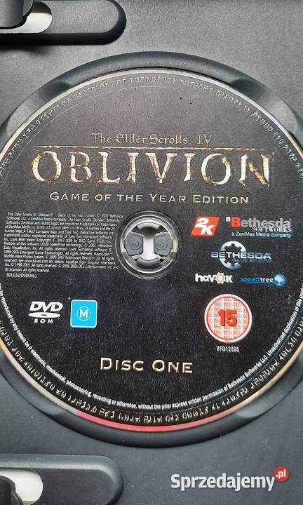 The Elder Scrolls IV Oblivion PC GOTY Game of zachodniopomorskie Koszalin sprzedam