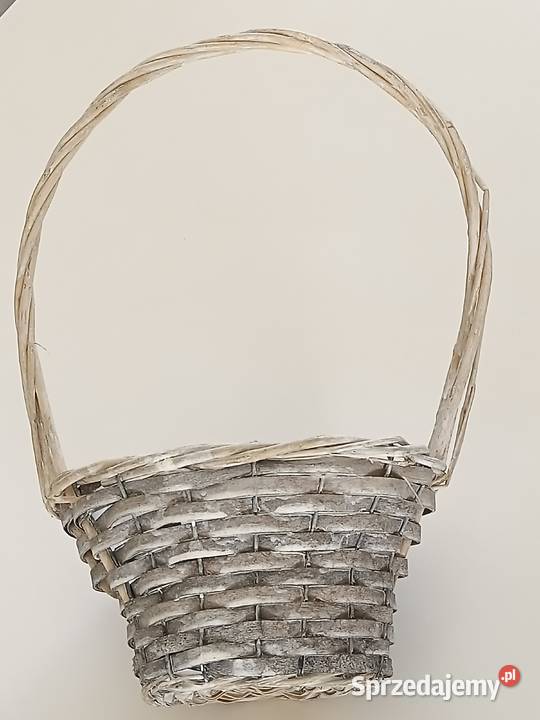 Koszyk pleciony z wikliny sielski styl na Zamość