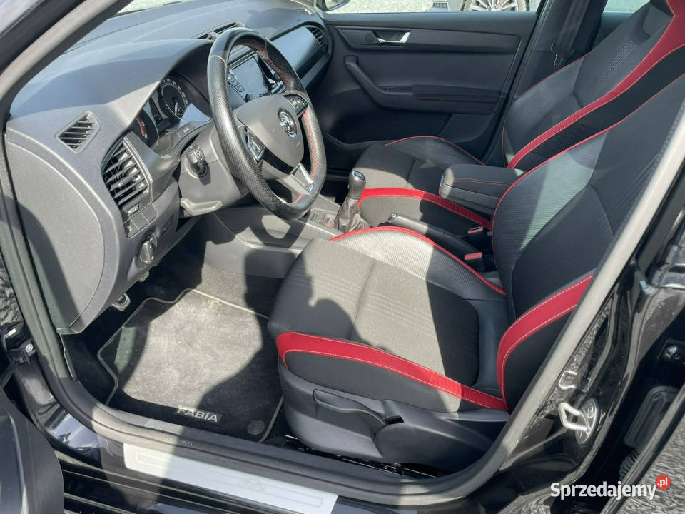 koda Fabia 10 TSi 95 2019r Monte Carlo zadbana lakier metallic Wojkowice