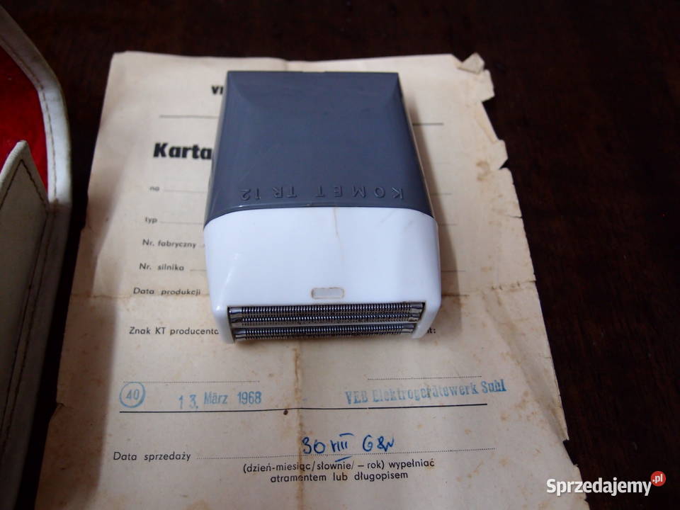 elektryczna maszynka do golenia Komet TR12 Prod Łódź