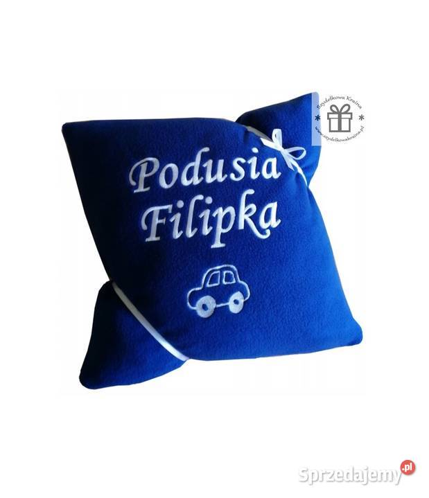Prezent wielkanocny dziecka poduszka z napisem kujawsko-pomorskie Toruń