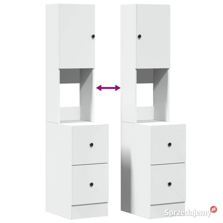 Szafka kuchenna biała 35x50x180 materiał Warszawa sprzedam