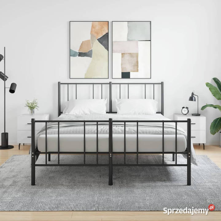 Szafki nocne 2 białe wysoki połysk 40x35x475 mazowieckie Warszawa