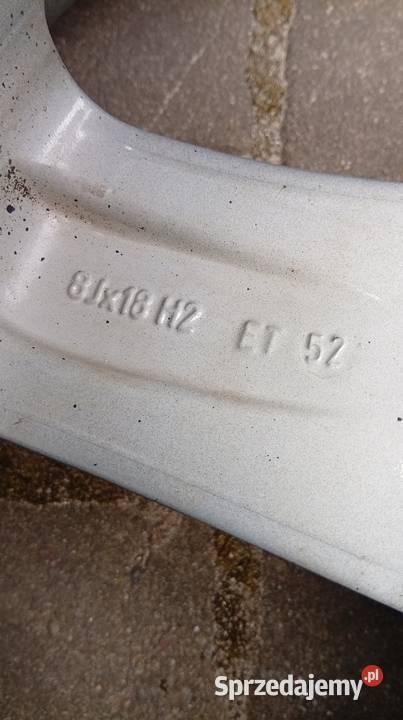 Felgi 18 5x130 Touareg Q7 8x18 aluminiowe Piła Druga