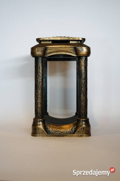 Złoty znicz żywiczny kapliczka roma Częstochowa